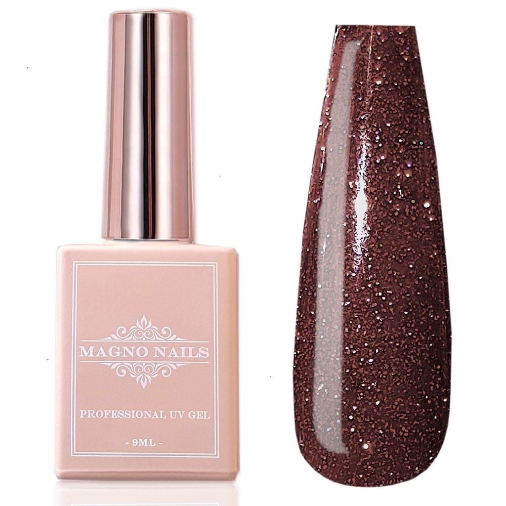 UV Gel - Disco Glam Gel -UV Gel - Disco Glam Gel - 5340 - Chesnut Flash 5339 - Pastel Lilac