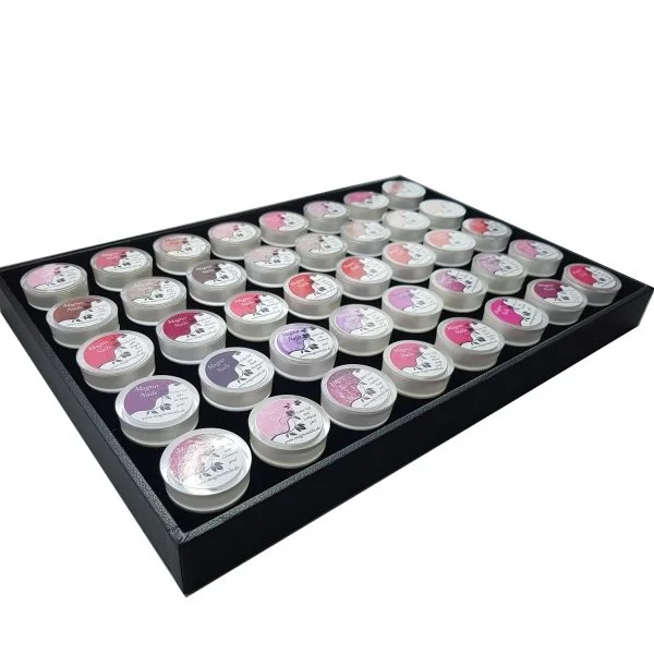 Schublade Display für 40 Gel Dosen leer Sortierbox Aufbewahrung