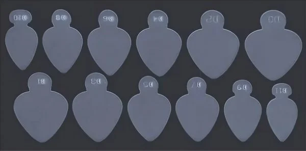 Silikon Einlegeschablone für Dual Tips Nageldesign Nägel Nails Nagelstudio Einleger