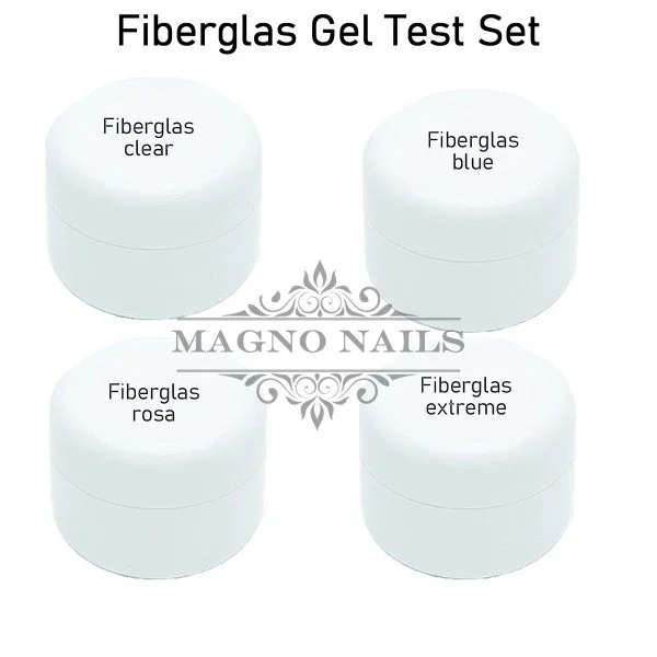 Fiberglas - Test Gel Set - Alles für eine perfekte Nagelmodellage