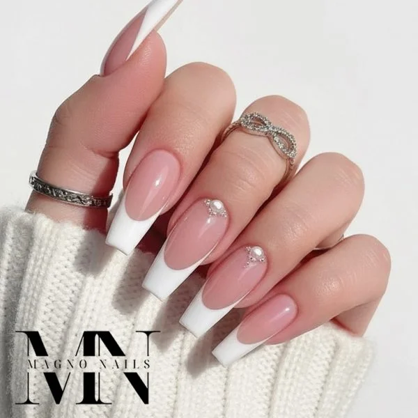 Perfektes Weisses French - Fiber Glas Make Up Gel