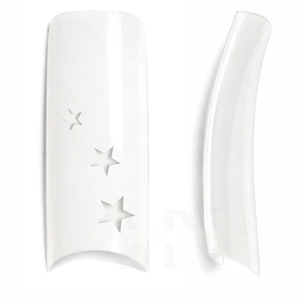 French Tips Sterne ausgestanzt gelocht gestanzt