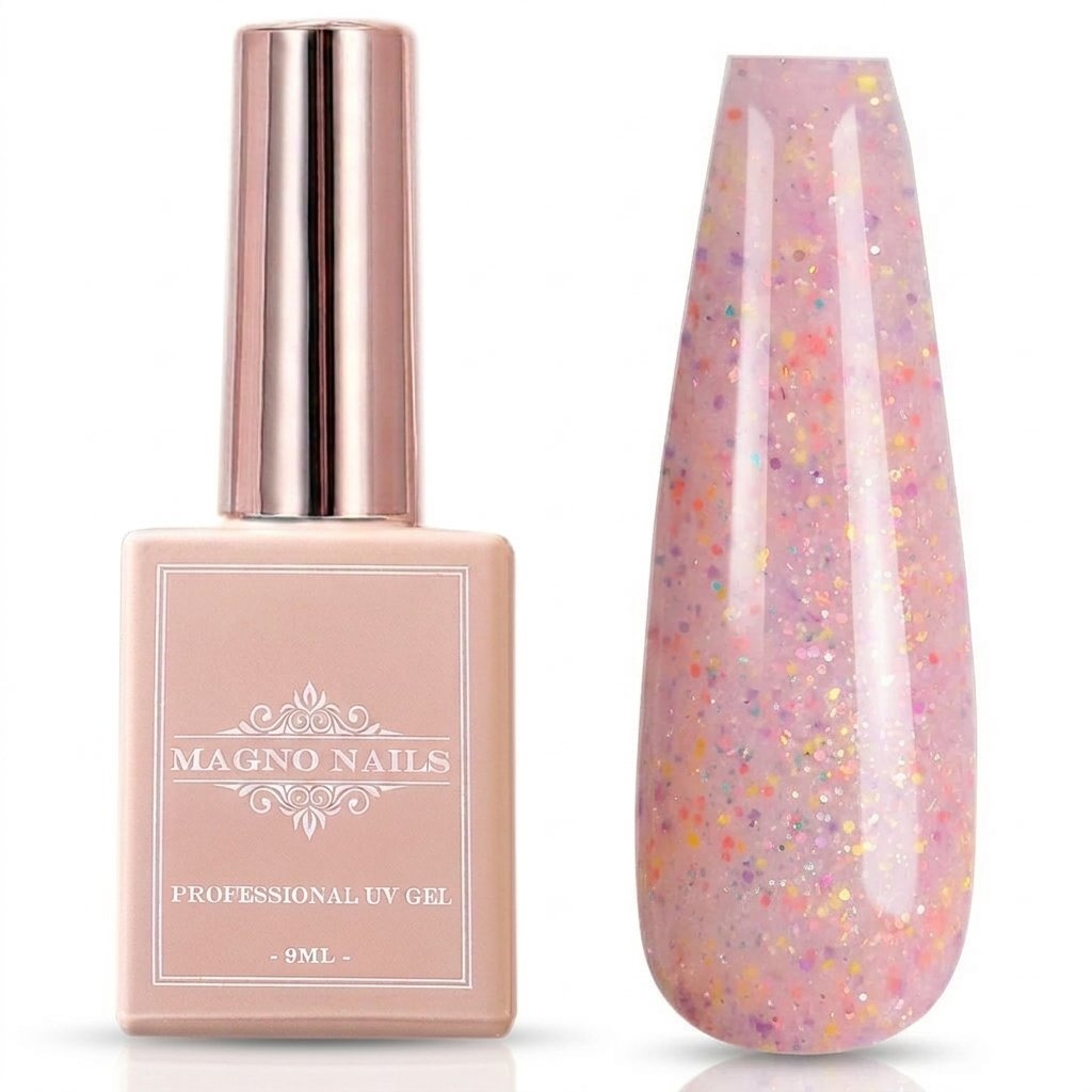 UV Gel - 6058 - Glitter Gel Lack - Beach Party