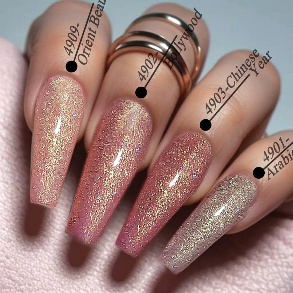 Herbst Mermaid Gele - Nageldesignideen für den Herbst