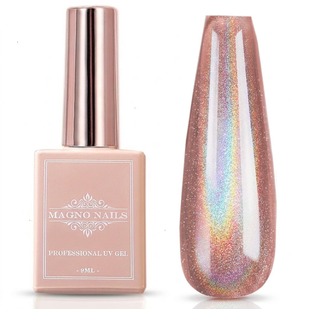 UV Gel - Holographic Cat Eye - 4509 - Unicorn Copper