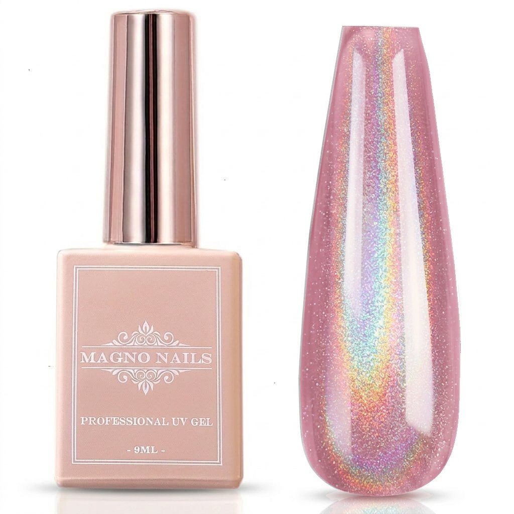 UV Gel - Holographic Cat Eye - 4506 - Unicorn Rose