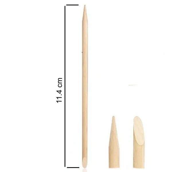 100 x Holzstäbchen - Nagelhautschieber - Maniküre Werkzeug