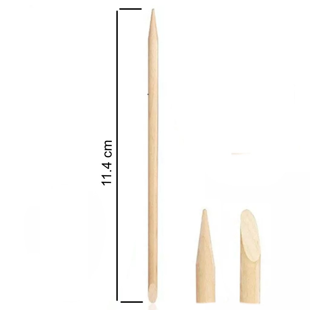 10 x Holzstäbchen - Nagelhautschieber - Maniküre Werkzeug