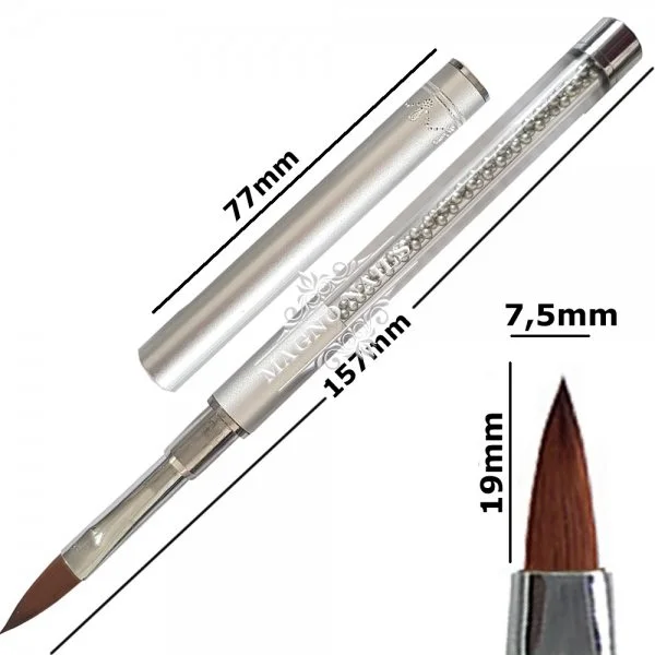 Designer Fullcover Pinsel Pinsel Gr.10 - Katzenzunge