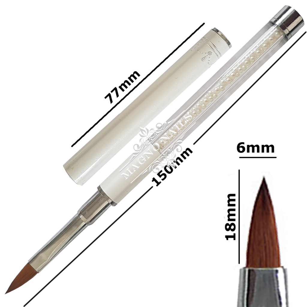 Designer Fullcover Pinsel Pinsel Gr. 8 - Katzenzunge