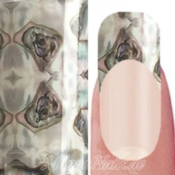 Nail Art Transfer Folie 1m - Nail Foil - Perlmutt Nagelfolie Nageldesign Folie Tranferfolie Nailart