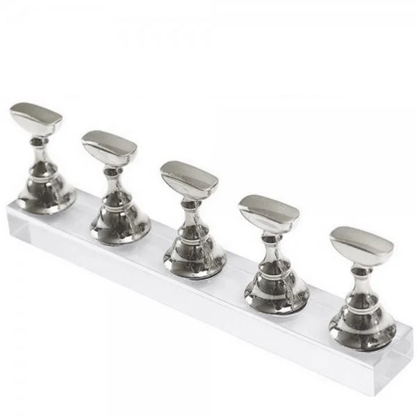 Präsentation Crystal Halter Set silber Nageldesign Nägel Werkzeuge Nails Nagelstudio