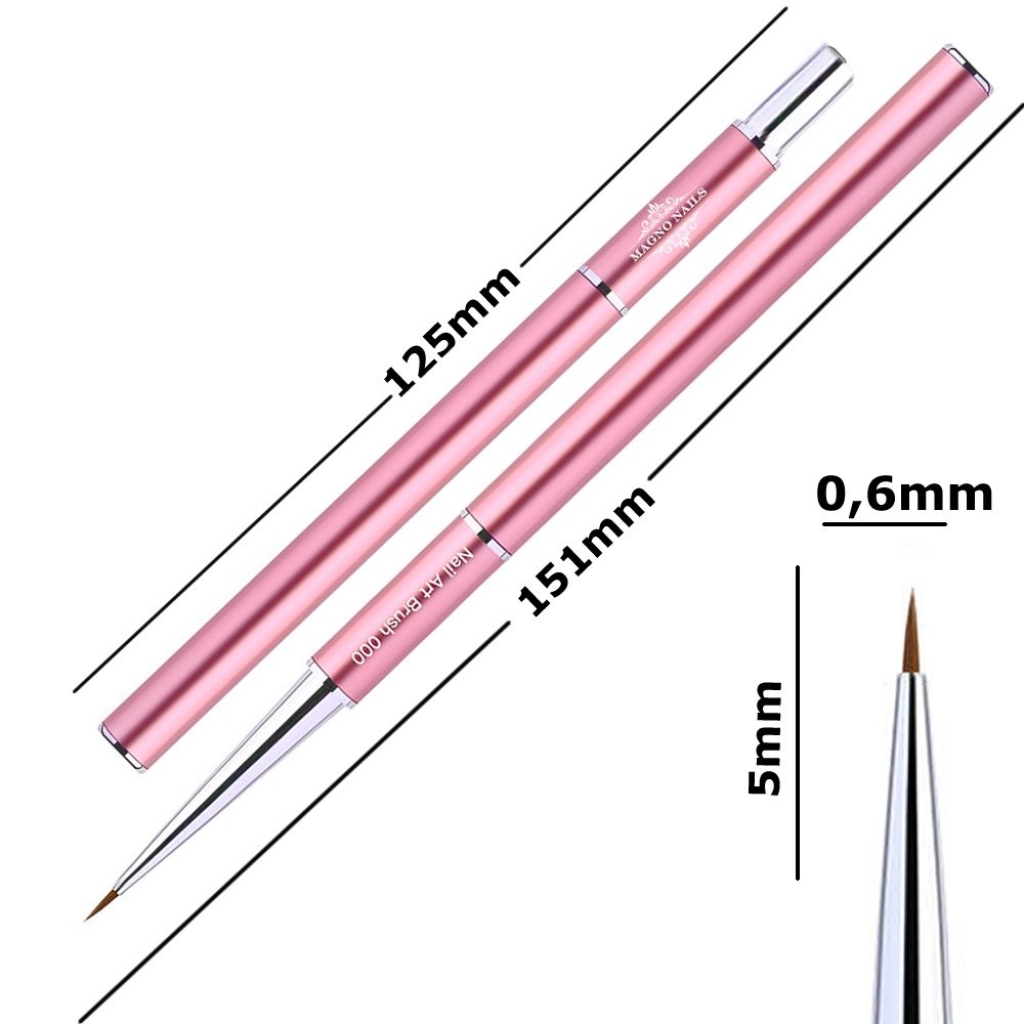 Designer Nail Art Pinsel  - Nail Art Brush 000  Nageldesign Nägel Nail