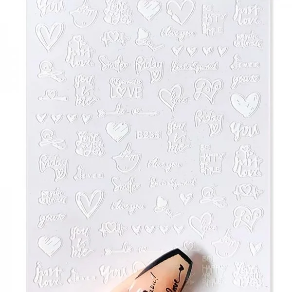 3D Metallic Sticker - schwarz - gold - C5001