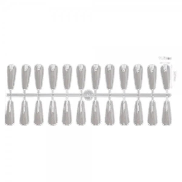 Präsentation Ballerina Tips mit 240 Tips klar Nageldesign Nägel Werkzeuge Nails Nagelstudio