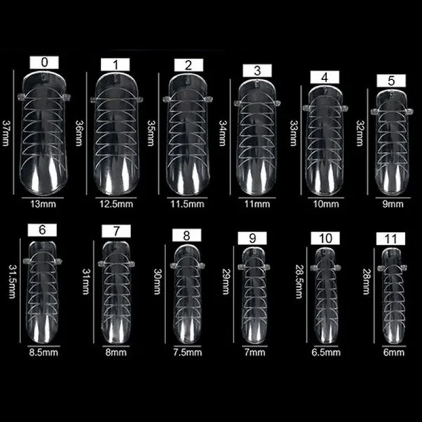 Mandel Form Popit Dual System Tips in einer Box