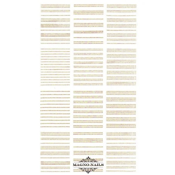 3D Metallic Nail Sticker - gold French Kontur Seblstklebende Aufkleber Nagelsticker Nagelaufkleber