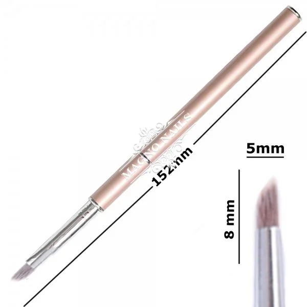 Designer Nail Art Pinsel - Beige Nageldesign Nägel Nail