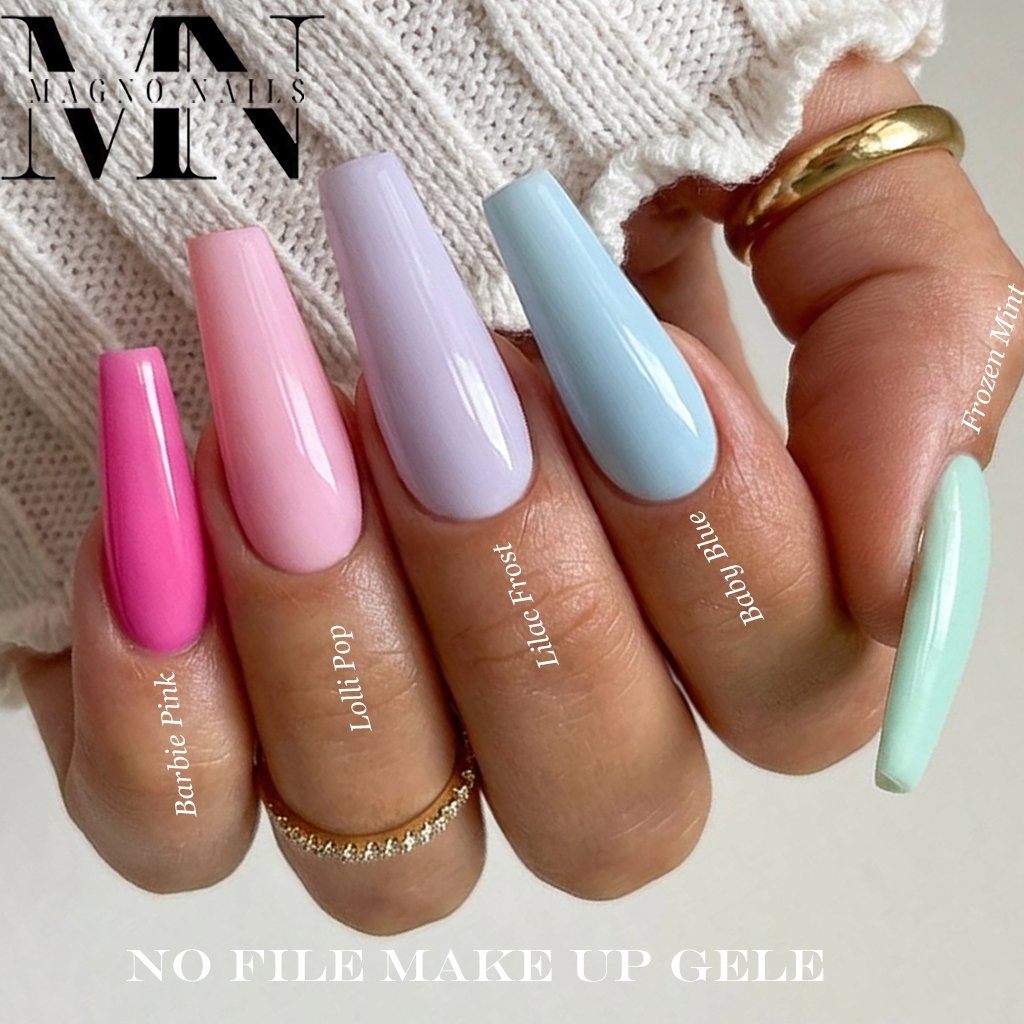 No File Make Up Gele - Pastel - Neon Farben