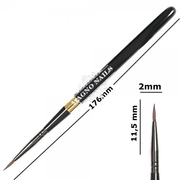 Aquarell Designer Nail Art Pinsel Gr. 0