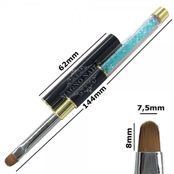 Designer Modellage Gel Pinsel rund Gr. 6 Nageldesign Nägel Nail