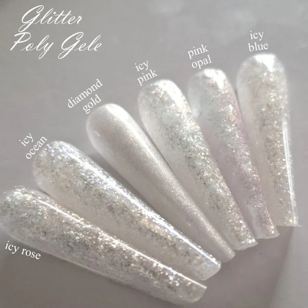 Professional Polyacryl Gel - Polygel - Acrylgel diamond gold