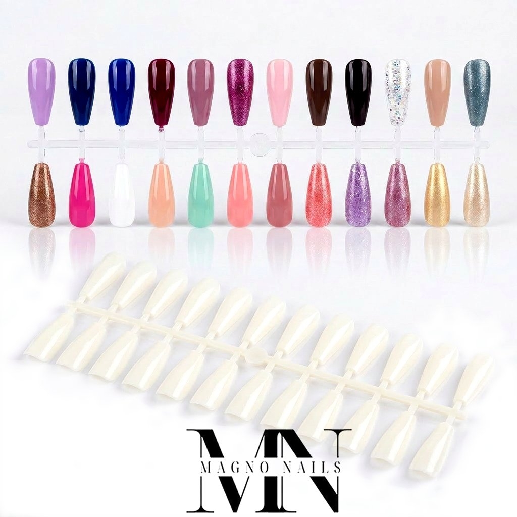 Präsentation Ballerina Tips mit 240 Tips natur Nageldesign Nägel Werkzeuge Nails Nagelstudio