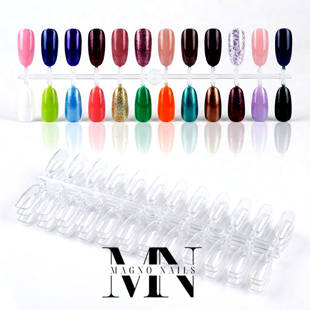 Präsentation Tips rund mit 240 Tips Klar Nageldesign Nägel Nails Nagelstudio