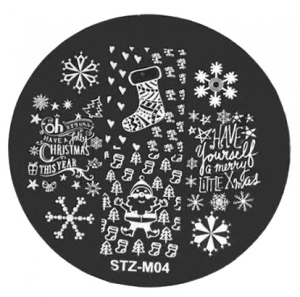 Nail Art Stamping Schablone - STZ-N02- STZ-N02