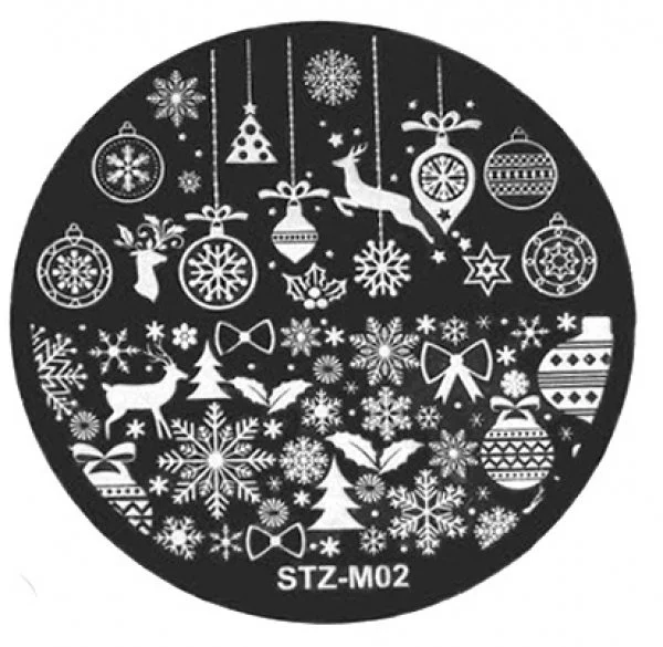 Nail Art Stamping Schablone - STZ-N02- STZ-N02