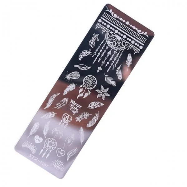 Nail Art Stamping Schablone - STZ-N02- STZ-N02