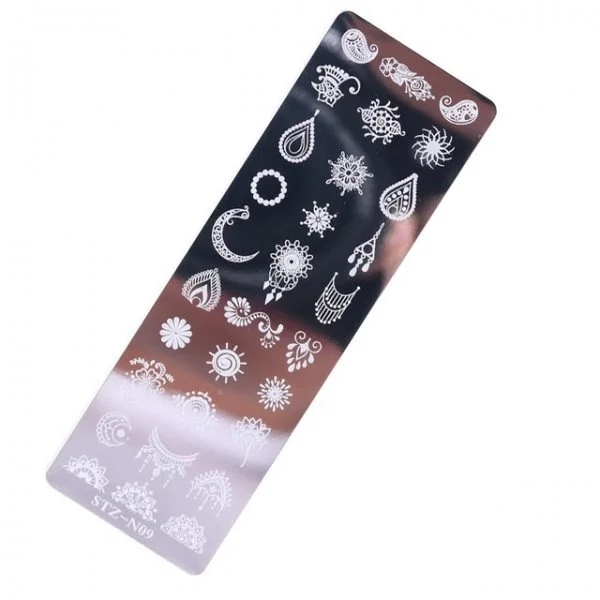 Nail Art Stamping Schablone - STZ-N02- STZ-N02