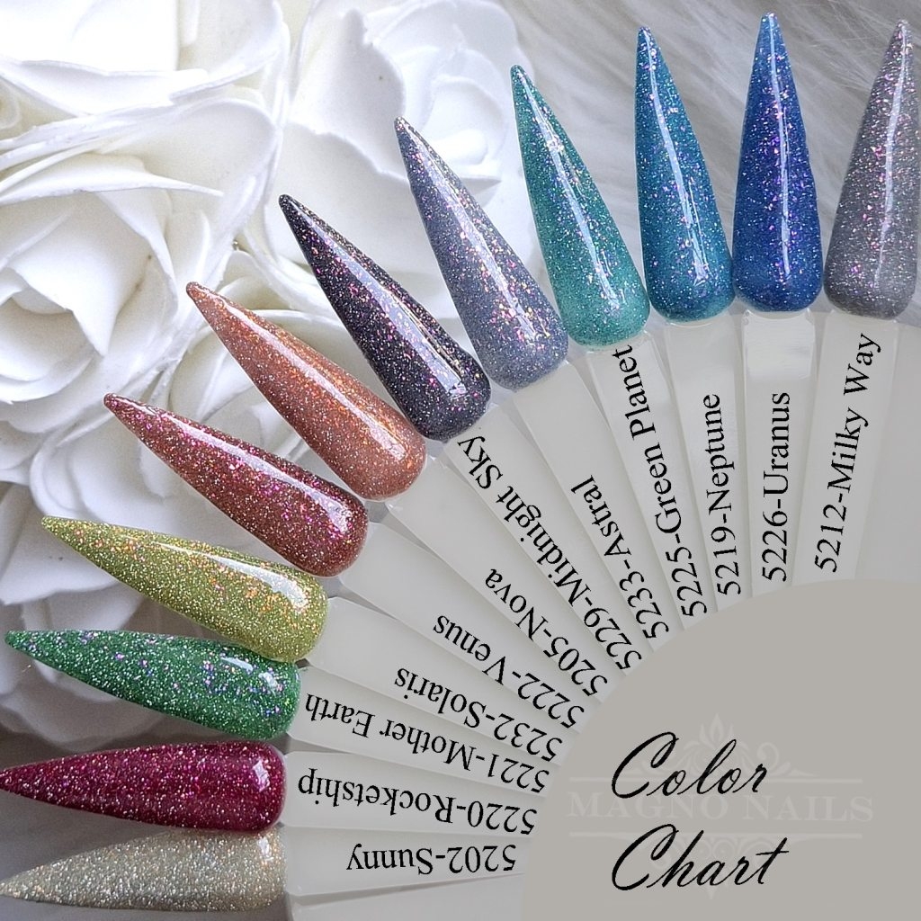 Farbpalette Disco Gele Reflektierend Glitter Glitzer Flash Effekt Nägel Nageldesign Nails Farbkarte Colorchart Nageltips Farbtips