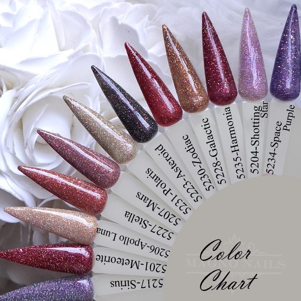 Farbpalette Disco Gele Reflektierend Glitter Glitzer Flash Effekt Nägel Nageldesign Nails Farbkarte Colorchart Nageltips Farbtips