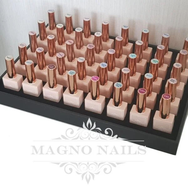 Schublade Display für 40 Gel Flaschen Shellac Gellack leer Sortierbox Aufbewahrung