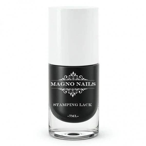 Nail Art Stamping Lack schwarz 7 ml