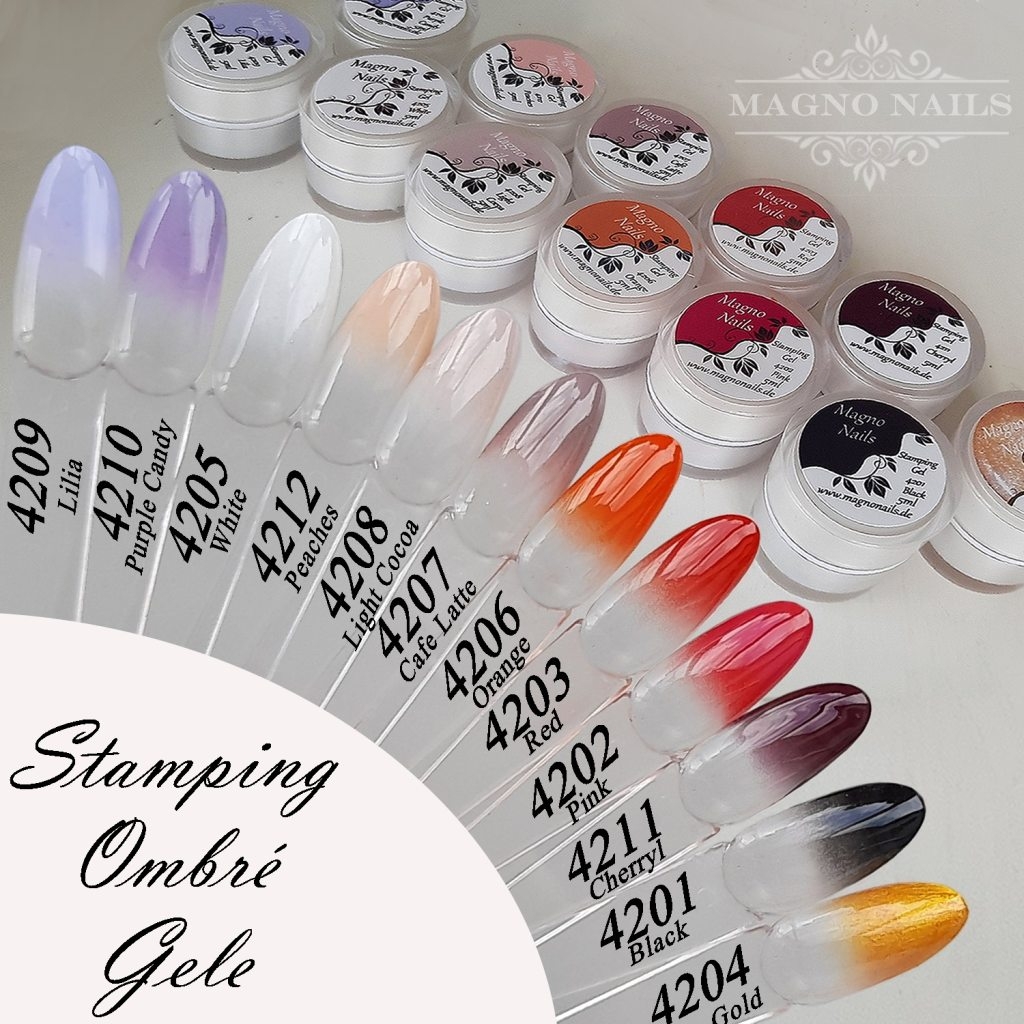 Stamping Gel - Nailart  UV Gel - Gold - Weihnachten