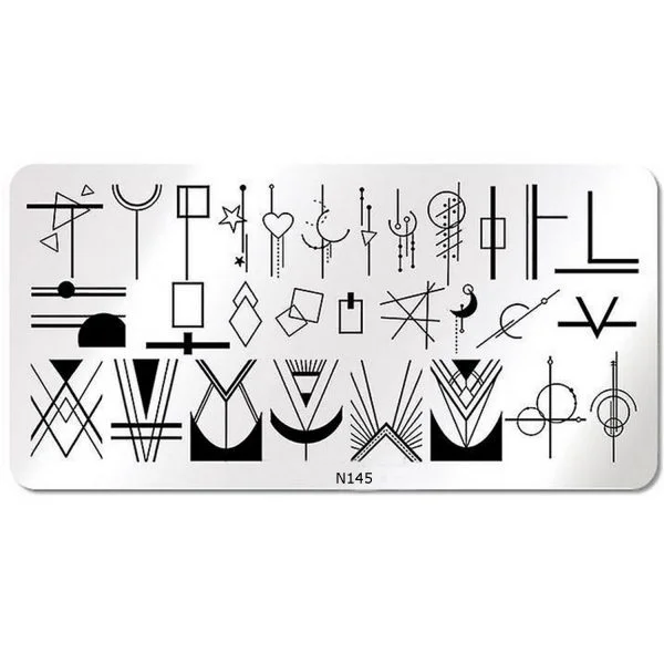 Nail Art Stamping Schablone - STZ-N02- STZ-N02