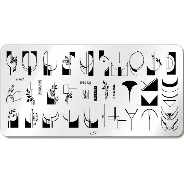 Nail Art Stamping Schablone - STZ-N02- STZ-N02