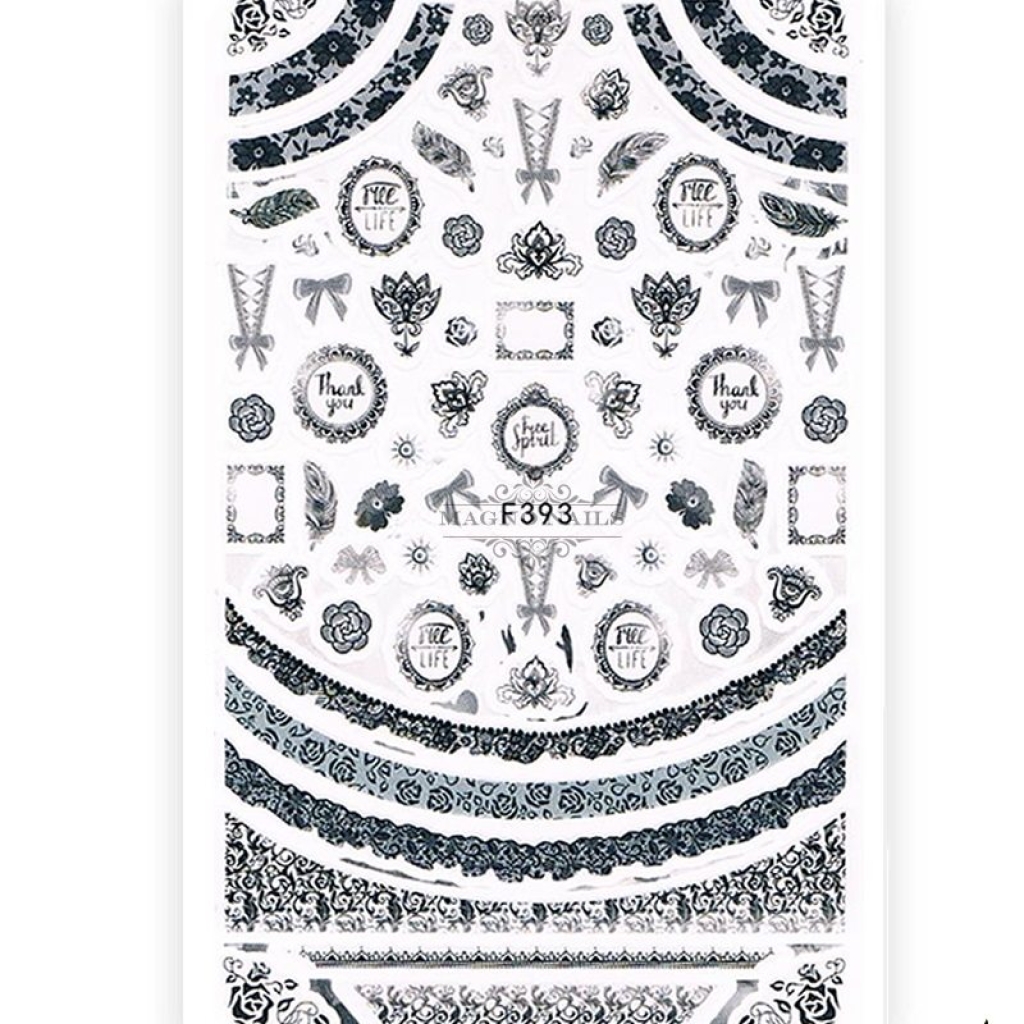 2D Nail Art Sticker