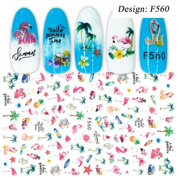2D Nail Art Sticker