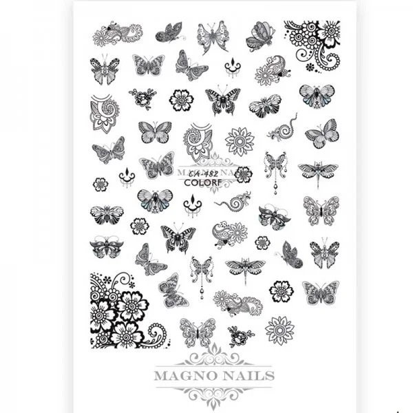 2D Nail Art Sticker