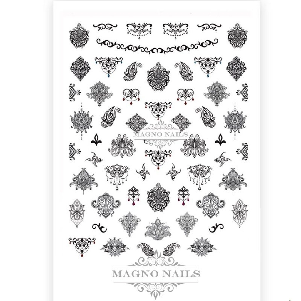 2D Nail Art Sticker