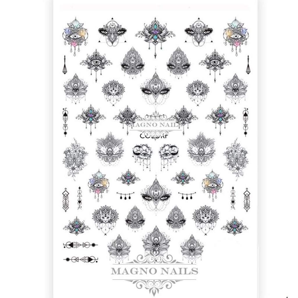 2D Nail Art Sticker