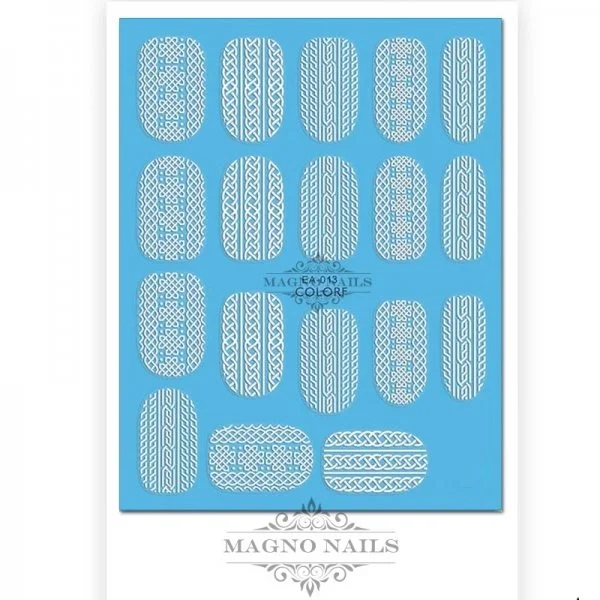 3D Design Nail Sticker - 3D Wraps Selbstklebende Nagelaufkleber Nagelsticker