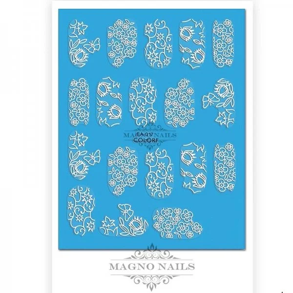 3D Design Nail Sticker - 3D Wraps Selbstklebende Nagelaufkleber Nagelsticker