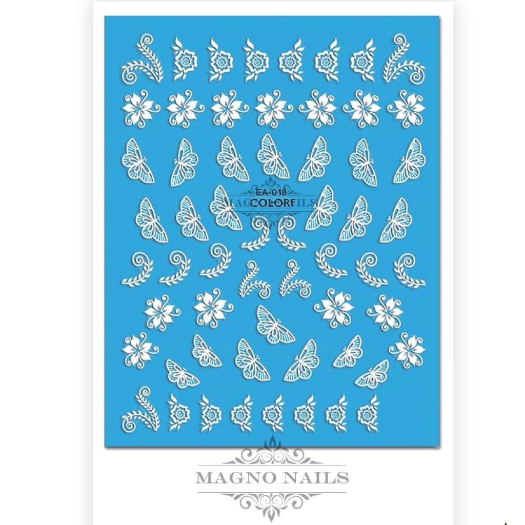 3D Design Nail Sticker - 3D Wraps Selbstklebende Nagelaufkleber Nagelsticker