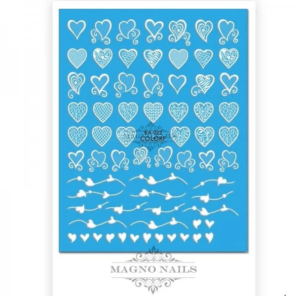 3D Design Nail Sticker - 3D Wraps Selbstklebende Nagelaufkleber Nagelsticker