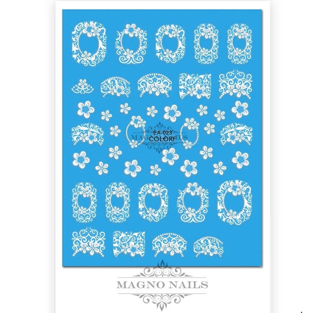 3D Design Nail Sticker - 3D Wraps Selbstklebende Nagelaufkleber Nagelsticker