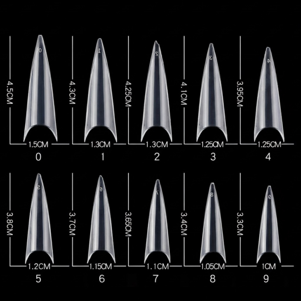 Stiletto große Größen XL Nail Tips Nageltips